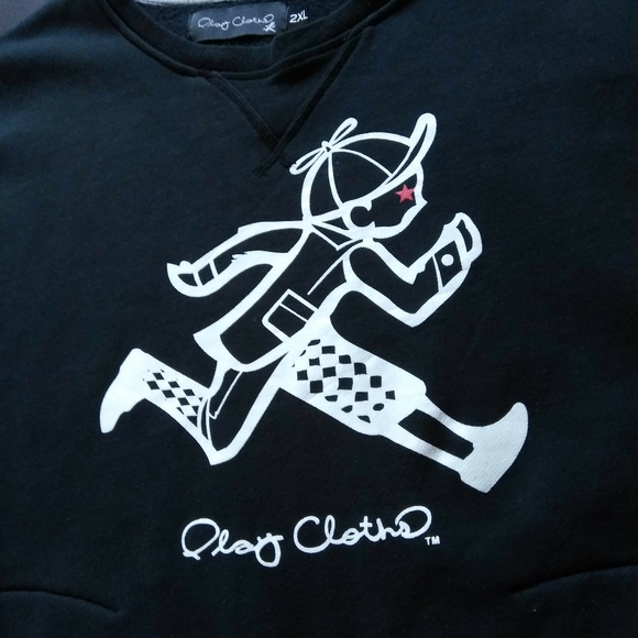 Clipse Pusha T Brand Play Cloths O.G. Vintage Running Boy Sweatshirt Pharrell - Picture 2 of 9